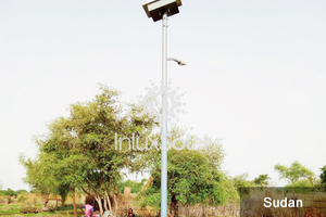 Lampadaires solaires pour les villages ruraux
